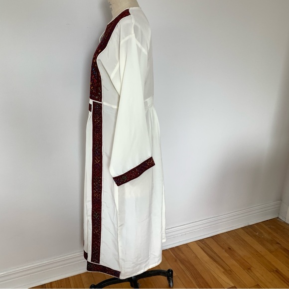 Tatreez Afghan Embroidered Dress Robe - Picture 6 of 9